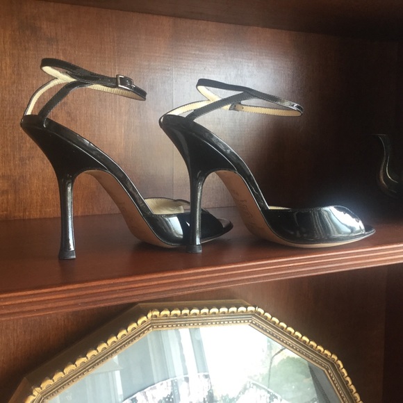SOLD OUT Jimmy Choo Patent Anke Sandals SOLD OUT - Picture 8 of 8
